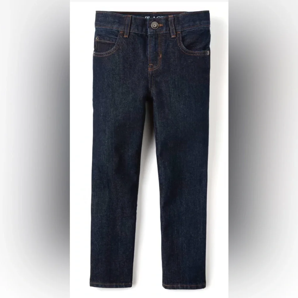 NEW The Children’s Place Straight Dark Wash Size 12